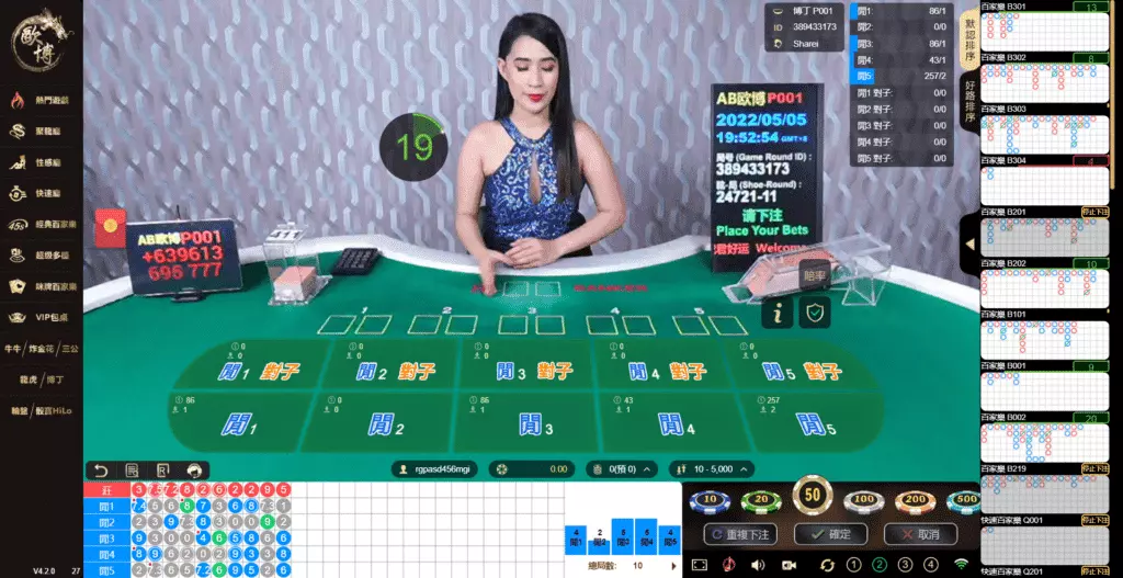 線上美女百家樂的甜蜜陷阱